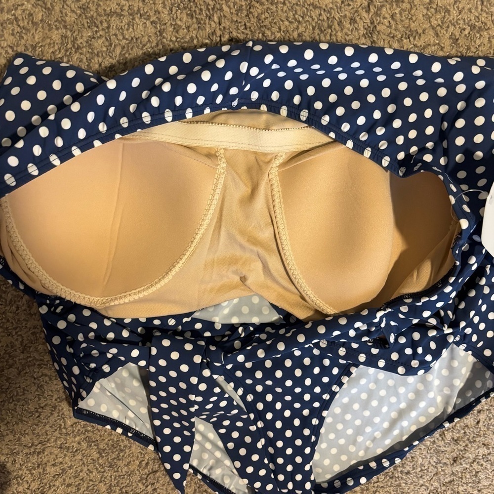 NWT Girl Howdy Polka Dot Swimsuit Halter Sz 26 - Picture 5 of 11